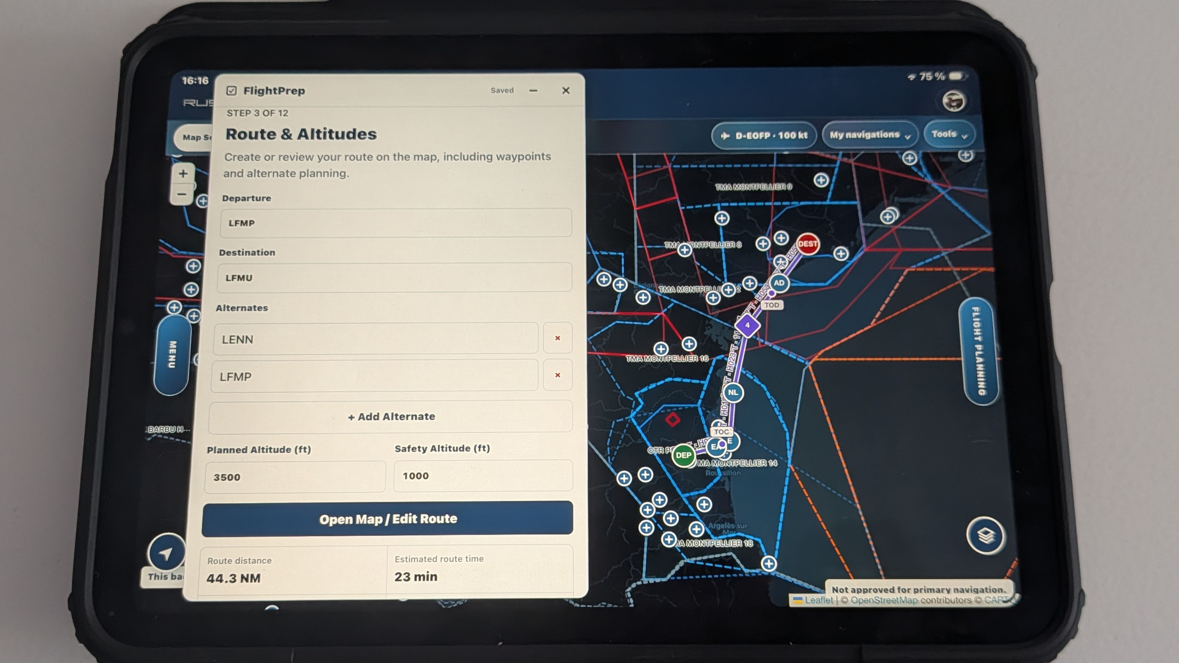 RushOps ONE calculation tools preview