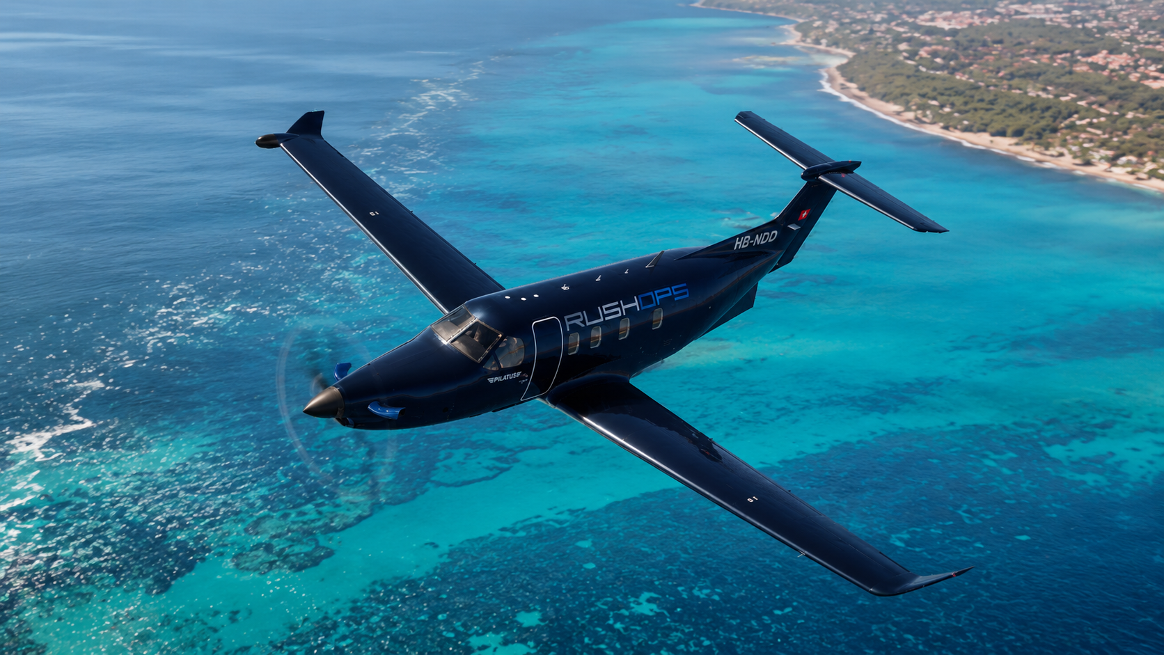 RushOps Pilatus PC-12 in Microsoft Flight Simulator
